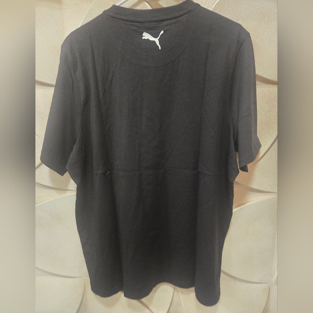 Puma Men's Tee Shirt Size XL Black - Picture 2 of 3